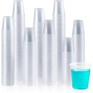 2000 Pack 3 OZ Clear Plastic Cups, Disposable Mouthwash Cups, 3 Ounce Cold Party Drinking Cups  for Mouthwash Cups, Tasting Cups, Sample Cups