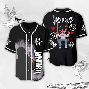 Junii.or H Tour Baseball Jersey Sad Boyz 4 Life Baseball Jersey Sad Boyz Mania Tour Jersey Shirt Gift For Fans Men Women