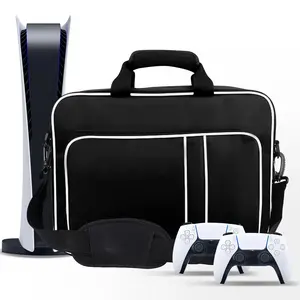 For PS5 Travel Case for PS5 Protective Case Bag Suitable for PS5 Disc/Digital Edition Console, Controllers, Game Cards, Headset