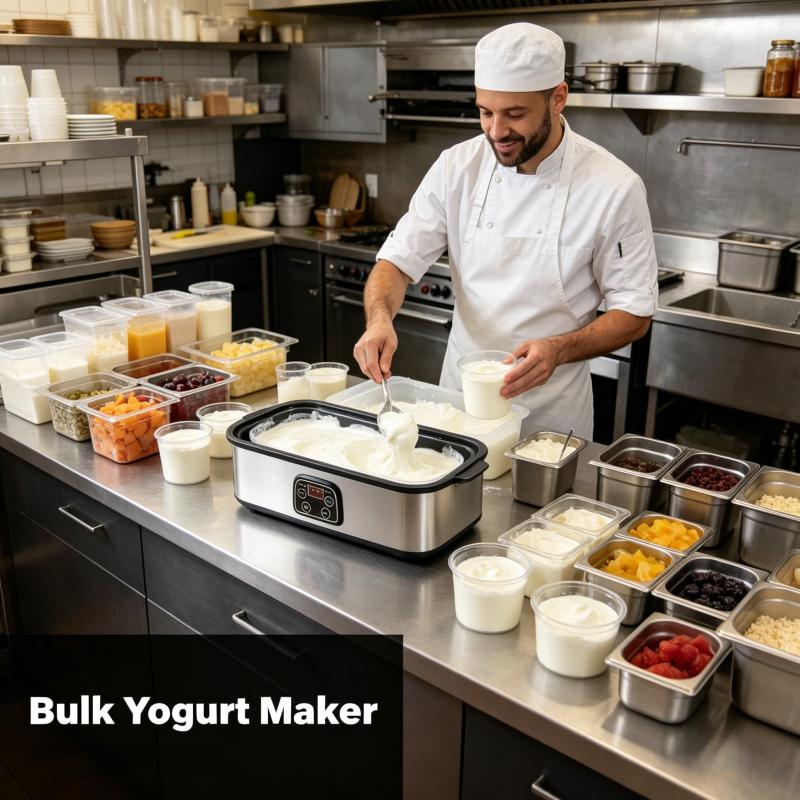 The ultimate probiotic fully automatic yogurt machine with adjustable time and temperature - making trillions of live probiotics with 8 cups of JARS