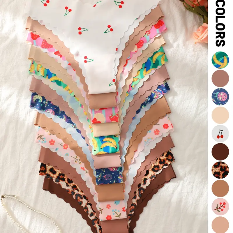 Women's Low Waist Hipster Briefs, Slim-Fitting V-Neck Design, Comfortable Soft Material, Plain Pattern, All Seasons Wear, Low Waist Panties