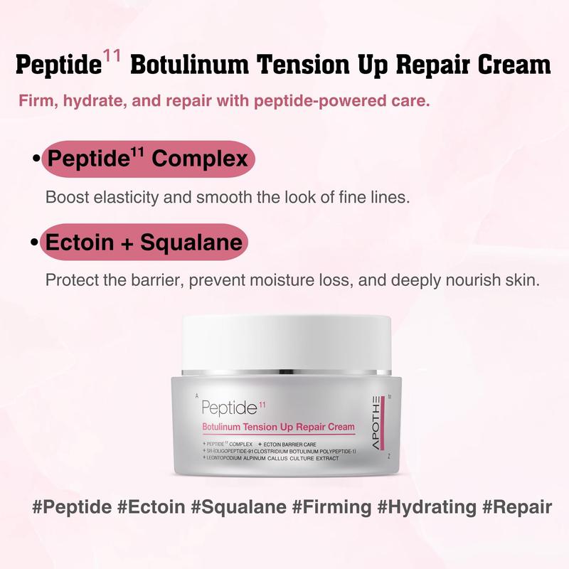 APOTHE Peptide¹¹ Botulinum Intensive Repair 4-Piece Set | 5-Layer Hydration + 11 Peptides | Firming & Barrier-Boosting Toner for Radiant, Elastic Skin
