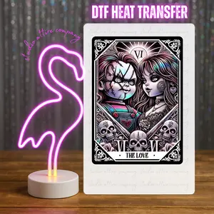 Chucky, Horror, Valentine, Heat transfer, Press and peel, Full color, Instant press, MTO, 1642