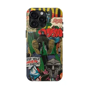 MF DOOM Phone Case - Durable Impact-Resistant Case for iPhone - Glossy Finish - No Warranty - Compatible with Hip-Hop Lovers