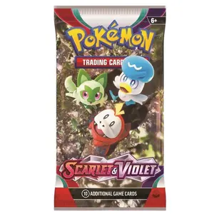 Pokémon Scarlet & Violet Base Set Booster Pack (1) - 10 Cards & Basic Energy