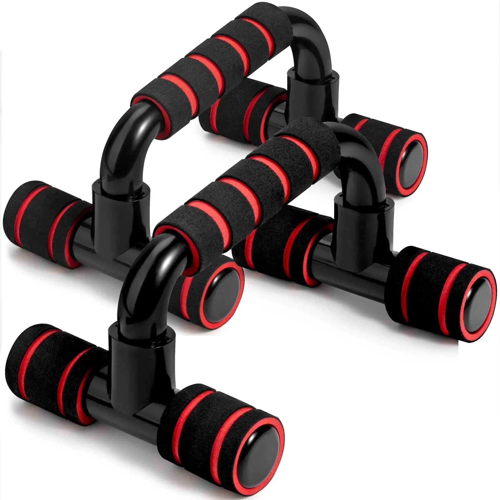 Ergonomic Push Up Bars (1 Pair) - Portable Push Up Handles for Men, Deep Muscle & Strength Training Equipment for Home, Gym, Floor Workouts