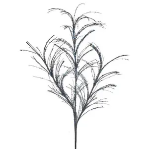 Glitter pampas grass midnight blue