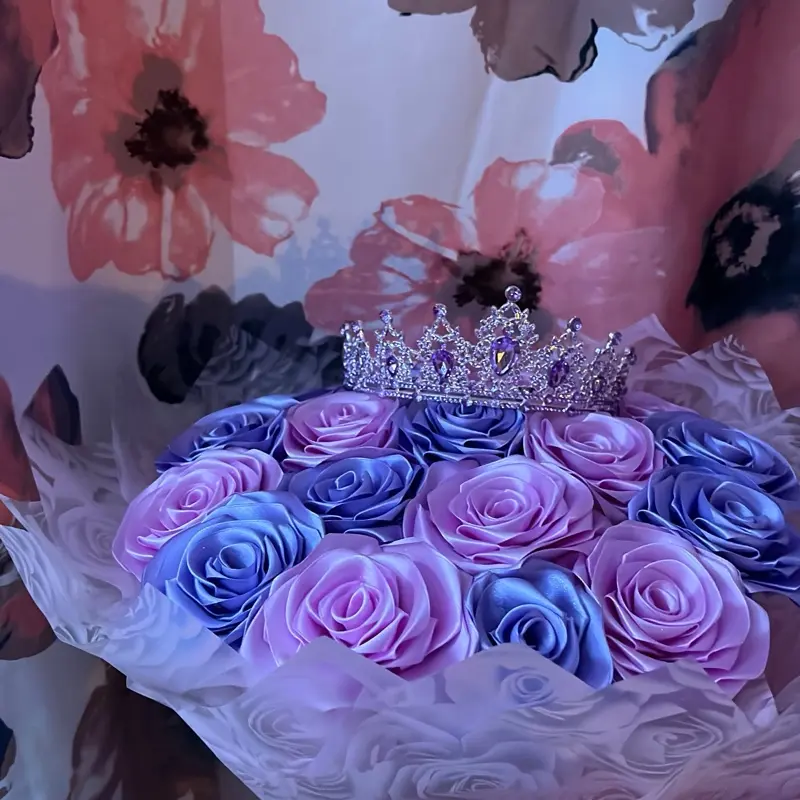 Purple Crown Bouquet - Elegant Floral Arrangement with Royal Touch for Special Occasions