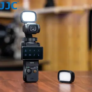 JJC Upgraded Magnetic Auxiliary Light for DJI Osmo Pocket 3 Rechargeable Selfie Mini LED Fill Light Pocket 3 Vlog Accessories