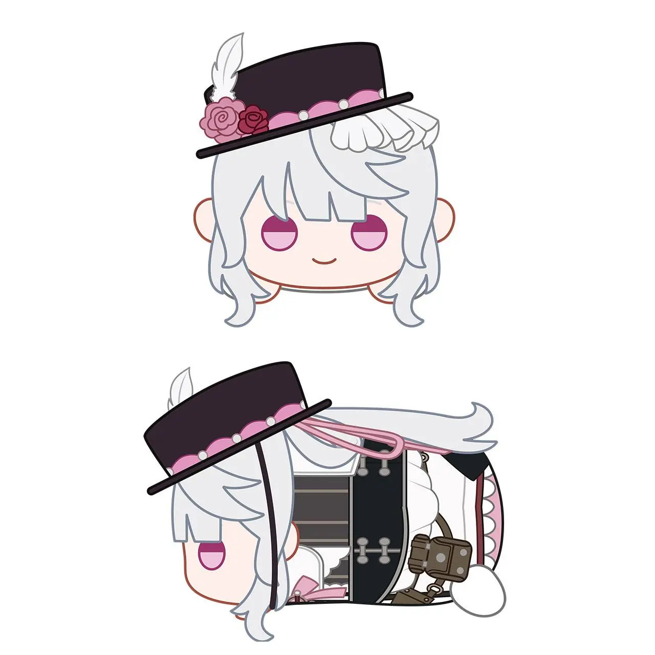 Official Pre-sale GRAY RAVEN：PUNISHING Lucia Liv Lee Cute Papa Plush Toys Doll Cartoon Pillow Stuffed Plushie Anime Gift