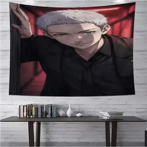 Takashi Mitsuya-2 Wall Hanging Banner for Home Decor, University Dorm Bedroom Living Room Party Decoration, Multi-Purpose Party Decorations