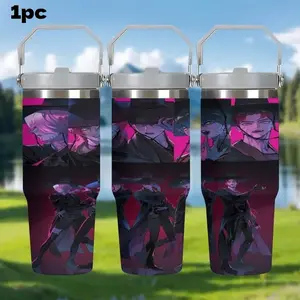 1pc 30oz Stainless Steel Tumbler,Leak-Proof with Lid,High-quality materials, Portable, Suitable for use in gyms, workplaces, outdoor picnics and gatherings,Best gifts for birthdays, Valentine's Day and other holidays