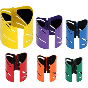 6Piece Magnetic Metal Pipe Cutting Guide Kit - (Includes Sizes: 1-5/8" 1-7/8" 2-3/8" 2-7/8" 3-1/2" 4-1/2"), Guides Cuts at 45°, 90°, 22.5° and Saddle Cut, Pipe Marking Tool, Steel