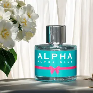 Alpha Blue 3.4 Fl Oz Women's Light Perfume Sweet Fragrance Ideal for Travel Parties Festivals Exquisite Gift