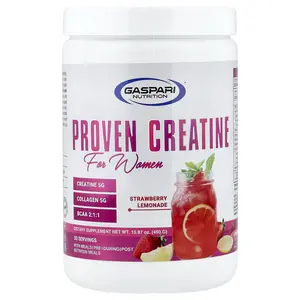 Gaspari Nutrition Proven Creatine For Women, Strawberry Lemonade, 15.87 oz (450 g)