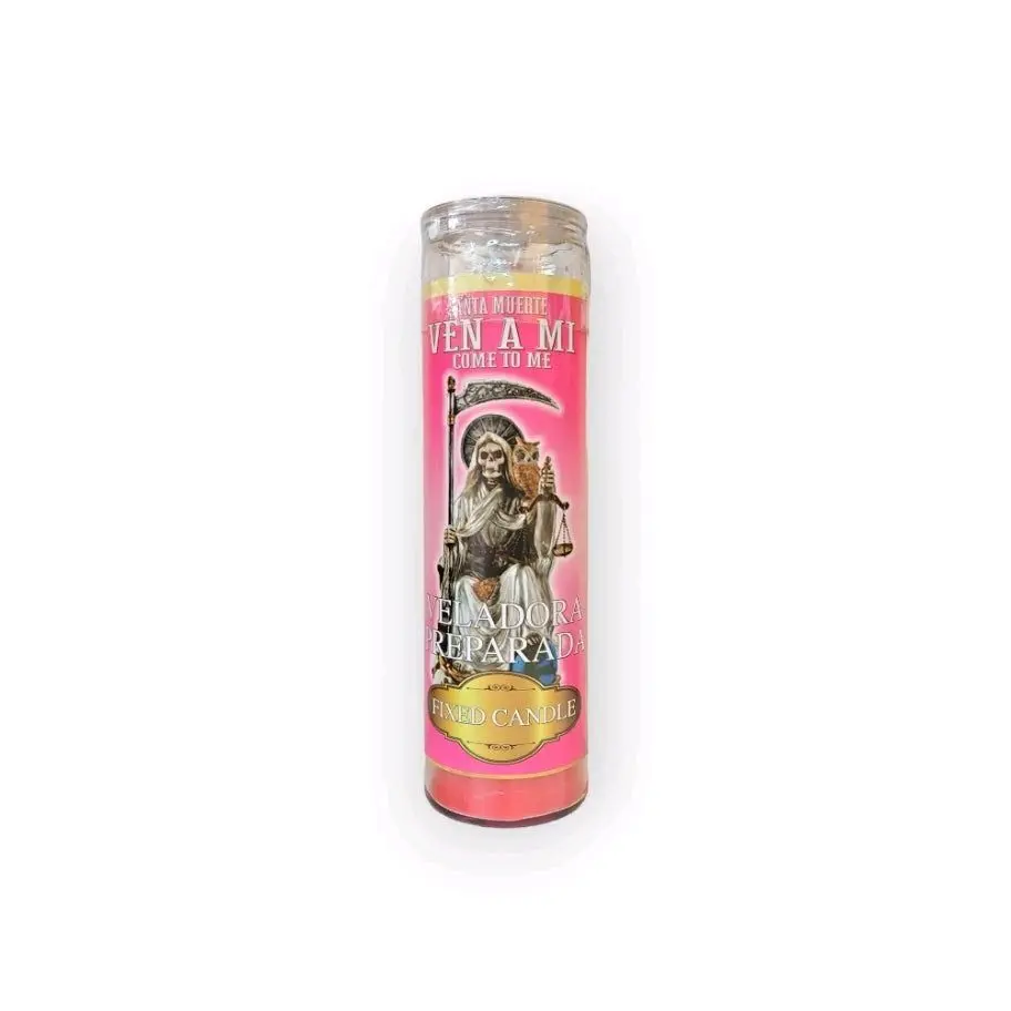 Holy Death Come to Me Fixed Candle - Non-Toxic Paraffin Wax Aromatherapy Candle for Powerful Love Attraction, Room Decor Lighting Accessory