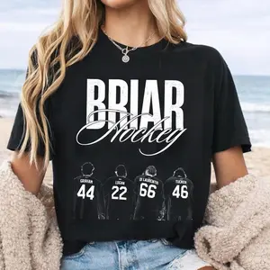 Briar University Hockey Shirt, Off-Campus Tee, Hockey Romance Apparel T-Shirt, Campus Hockey, Briar U, Graham, Logan, Tucker, DI Laurentis
