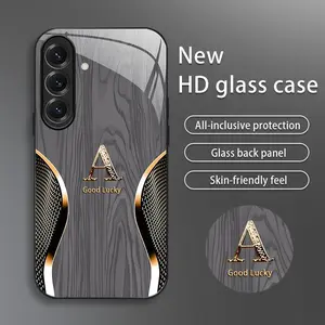 Suitable for [Galaxy S25] Brand new premium phone case, drop-proof and fingerprint-resistant，sophisticated and minimalist design, with 26 English letters to choose from YM99