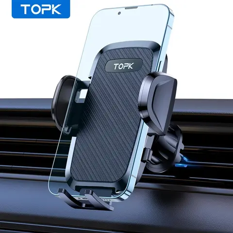 Rotatable Car Air Vent Phone Holder, Automotive Phone Holder, Mobile Car Holder, Durable Car Cellphone Mount, Cell Phone Mounts, Universal Car Phone Accessories Fit For All Phones, Car Phone Stand