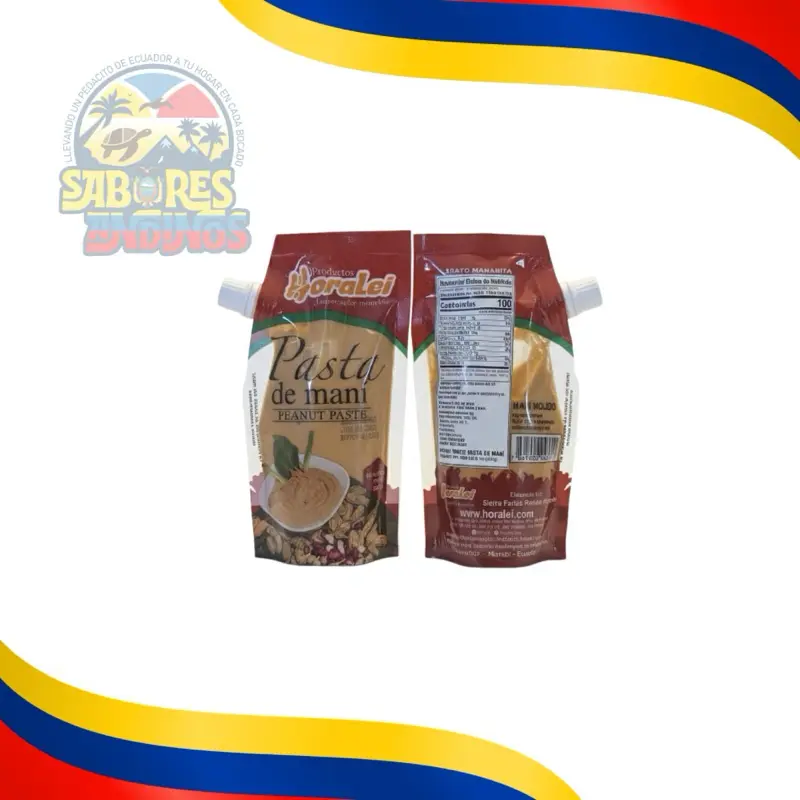 Horalei Peanut Butter Paste Natural Ground Peanut Spread Cream Food Instant 100g