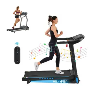 3.0 HP Foldable Incline Treadmill with Smart Charging Station, Bluetooth Audio, 350 lb Capacity, Auto-Hydraulic Folding