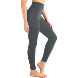 Leafigure High Waisted Leggings for Women- Soft No See-Through Yoga Pants for Gym Workout Running