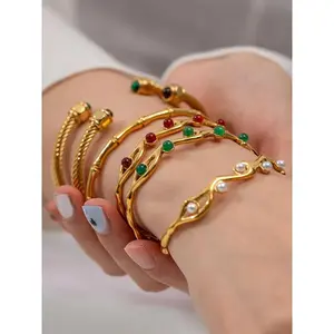 Uworld Waterproof 18k Gold Plated Stainless Steel Jewelry