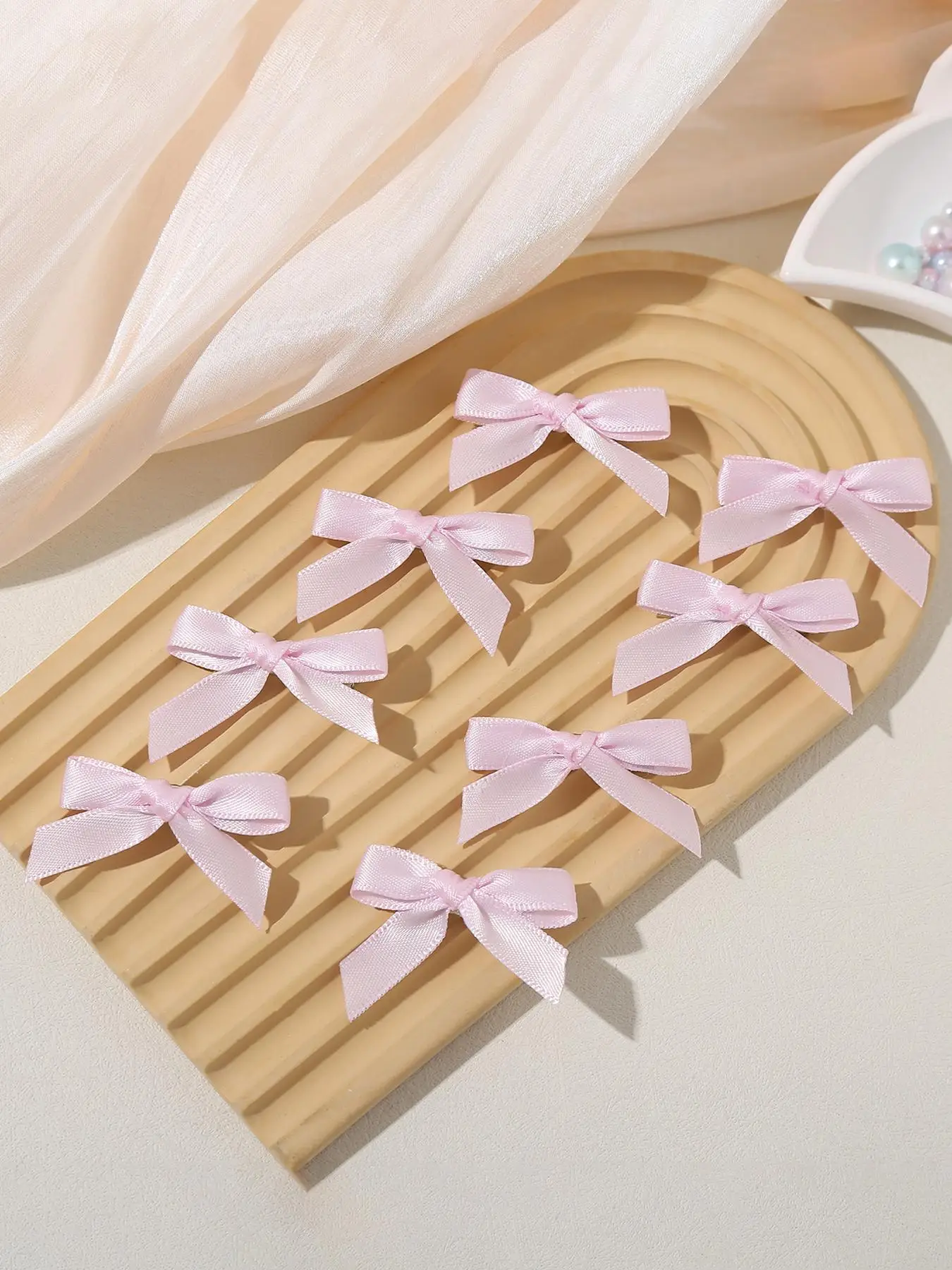 Cute Bowknot Design Hair Clips, Sweet Stage Performance Styling Hair Clip for Girls & Women, Plain Color Temperament Bangs Clip for Party, Daily Cloth