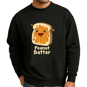 Peanut Butter & Jelly Matching Tops for Couples & Friends – 100% Pure Cotton, Vintage Style Long Sleeve
