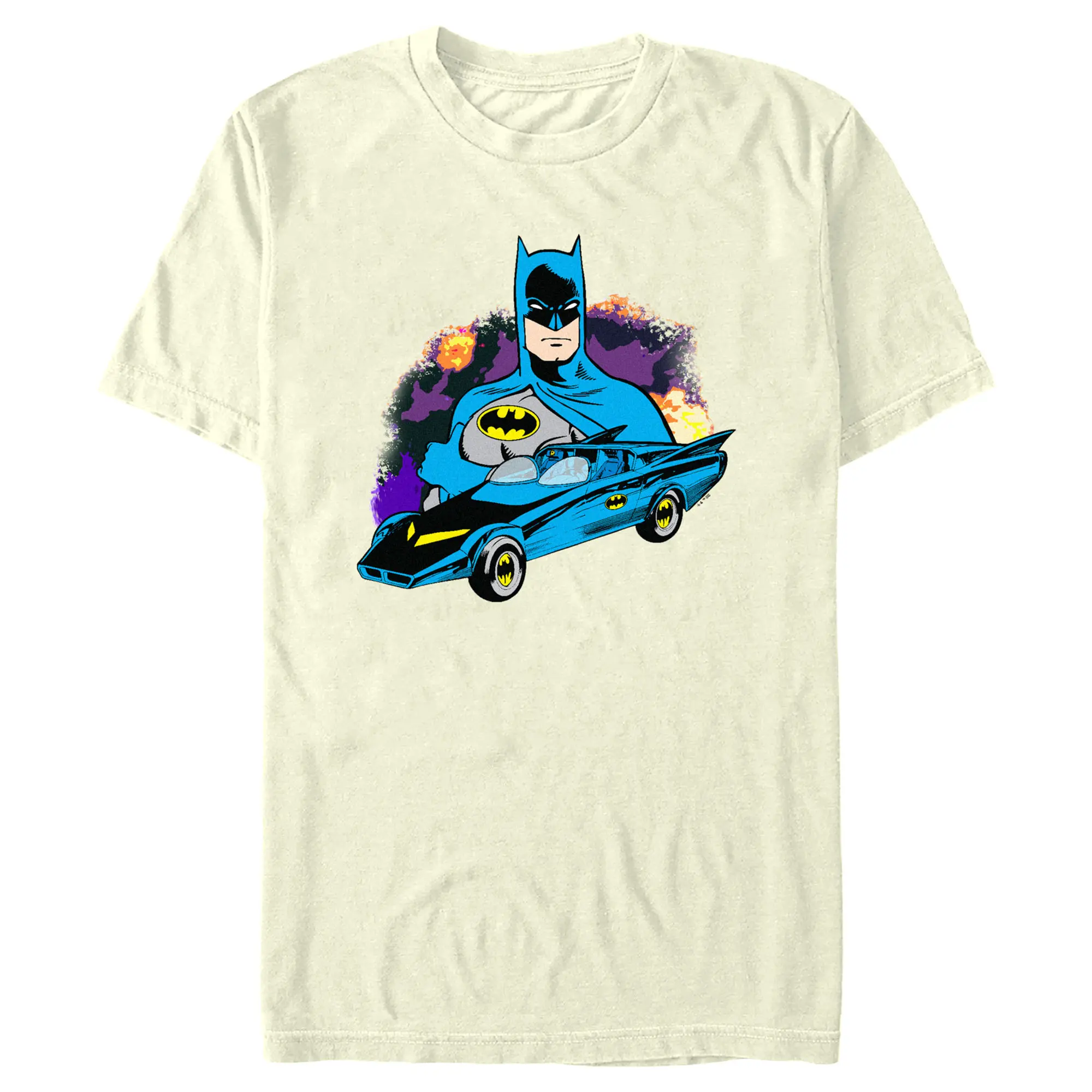 Men's Batman Retro Batmobile T-Shirt