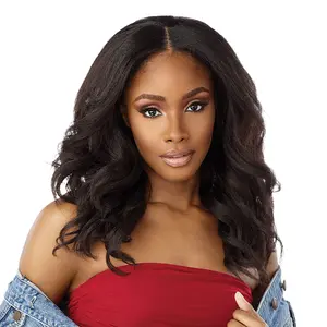 Sensationnel V-Part Wig Curls Kinks N Co Glueless V-Unit 8