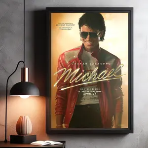 Michael 2025 Movie Graphic Print, High-Quality Home Decor Poster, Popular Film Gift for Room Decoration
