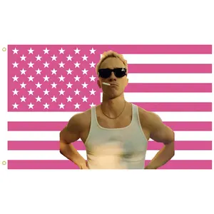 Official Rafe Cameron Pink American Flag 3x5 Ft Outdoor Indoor Drew USA Starky Tapestry Wall Hanging for Bedroom Living Room Dorm Home Decor
