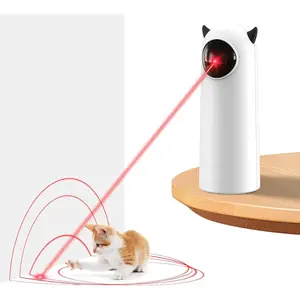 Laser Cat Toys for Indoor Cats, [2025 Newly Upgraded] Real Trajectory Motion Activated Cat Toy, Automatic Laser Pointer Interactive Automated Cat Toys for Bored Indoor Adult Cats/Dogs/Kittens