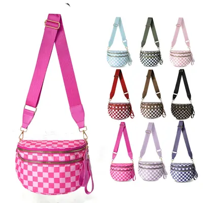 Solarix Corduroy Crossbody Bag For Women - Large Tote With Zipper, Adjustable Strap