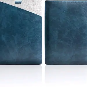 WALNEW Sleeve Case for Surface Pro 9/8/7/6/5/4/3, 12.4-inch Surface Laptop Go 2022, Surface Pro 2017 Soft Tablet Cover Dual Pocket Design Pouch, Darkblue