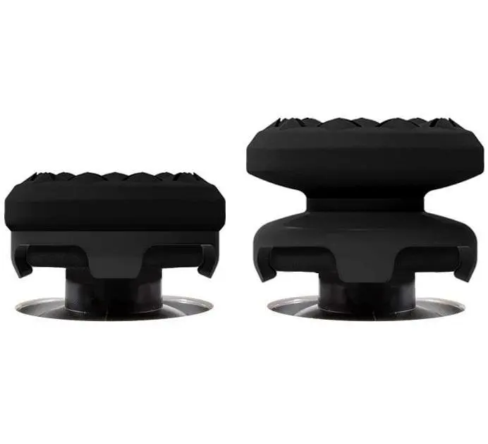 Professional Thumbstick Grips for PS4/5 Controller, Xbox Series X/S, Xbox One, Xbox One X/S Controller, 1 High-Rise, 1 Mid-Rise, Performance Grips for Playstation 5 / Xbox, Console Joystick Rubber Game