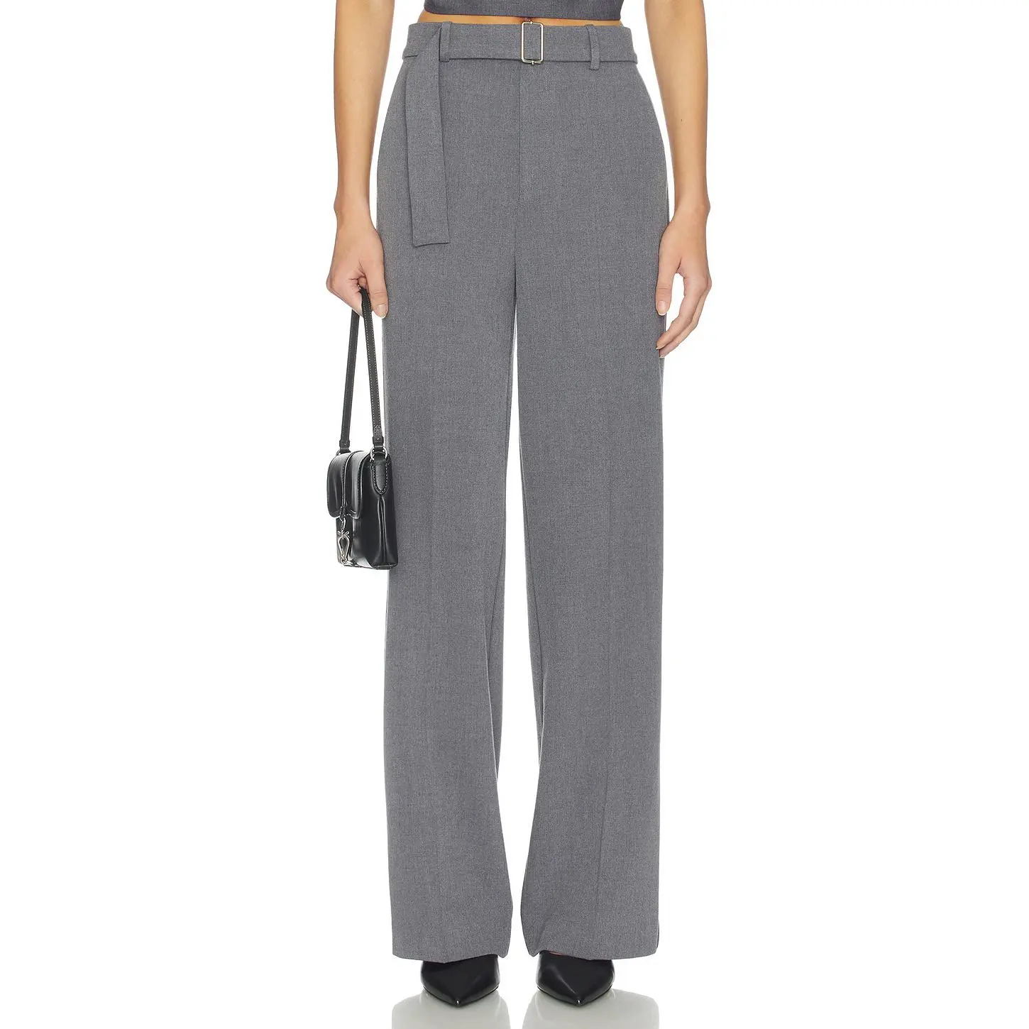 Elodie the Label Dane Pants in Heather Grey