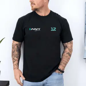 Kimi Antonelli F1 Number 12 T Shirt, Motorsport Fan Graphic Tee, Racing Driver Signature Shirt, Formula Racing Lover Top, Unisex Short Sleeve Tee, Graphic Round Neck Tee