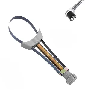 Adjustable Oil Filter Wrench – Heavy-Duty Universal Strap Tool, 60-120mm Universal Adjustable Oil Filter Strap Wrench, Car Diameter Adjustable Oil Filter Removal Strap Wrench Tool, Strap Wrench