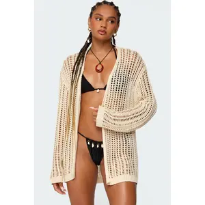 Darcee Oversized Crochet Cardigan