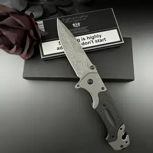 [Complimentary Maintenance Kit Included] Premium Compact Pocket Knife with Box - Portable Survival Tool for Adults, Smooth-Folding Carving Utility Item for Hiking, Pocket Knives