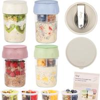 4 Set-Oat White/Organic Green/Rose Pink/Sky Blue