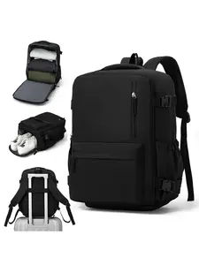 Women's Shoulder Bag, Airplane-Friendly Vacuum Compression Backpack, Carry On, Includes Compression Bag & Manual Air Pump, 40x30x20cm, Unisex Travel Luggage