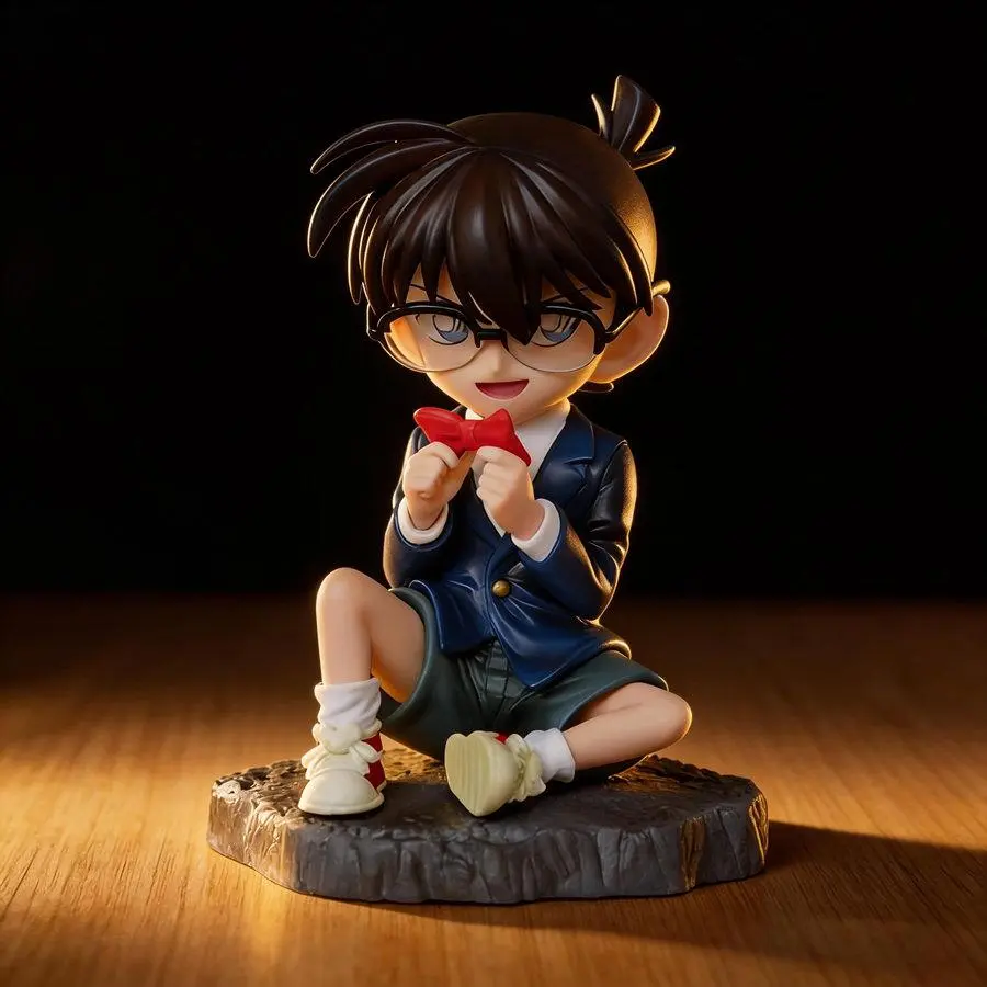 Anime Figure Conan Edogawa - Detective Conan Collectible Model 11cm Desktop Decoration Boxed Version