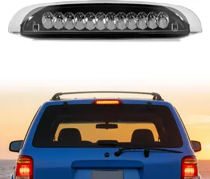 Nilight Third Brake Light Tail High Mount 3rd Stop Lights Smoked Lens Compatible with Ford Explorer 1998 1999 2000 2001 Van SUV Rear Center Cab Lamp, Led Lights Car, Brighter Led Backlights