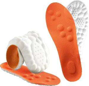 Roofo Steppers Insoles for Men Cloud Insoles Inserts Foot Pain Relief Memory Foam Soft Insoles with Arch Support