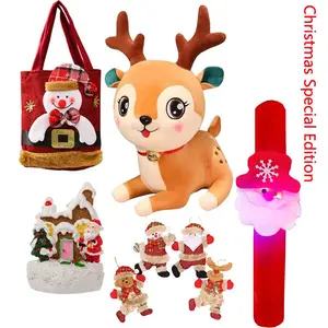 Christmas pendant beaded keychain Santa bag doll pendant cute high-value plush keychain gift Accessories for Adults & Kids Perfect Gift Idea