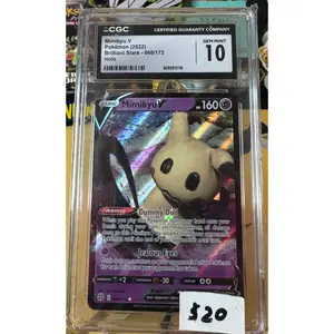CGC Gem Mint 10 - Mimikyu V - Brilliant Stars 068/172