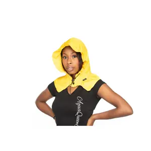 Yellow Waterproof Rain Cap for Women – Drizzle RainCap Lightweight Hair Protection with Hidden Pocket Casual To Dressy Rainy Day Hat